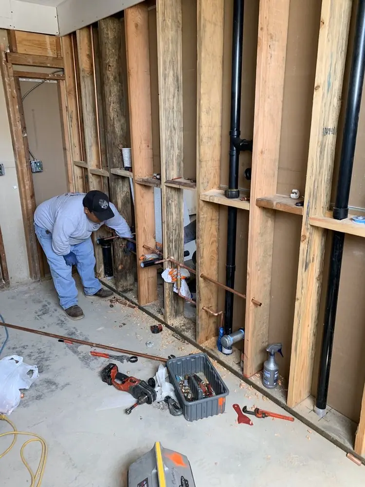 Commercial rough-in plumbing for Gas Line Repair in Price